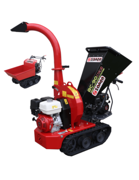 Biotrituratore semovente a cingoli su motocarriola Zanon BC 90 Cingo